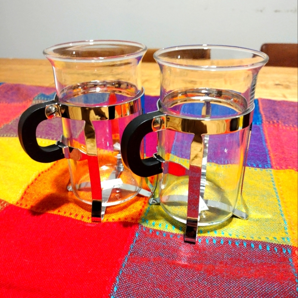 Vintage Bodum Glass Mugs
